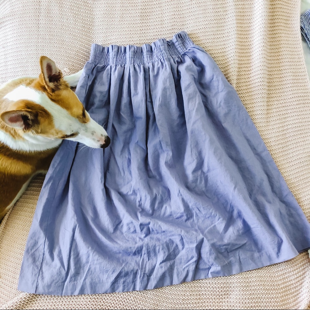 Purple Midi Skirt from ASOS